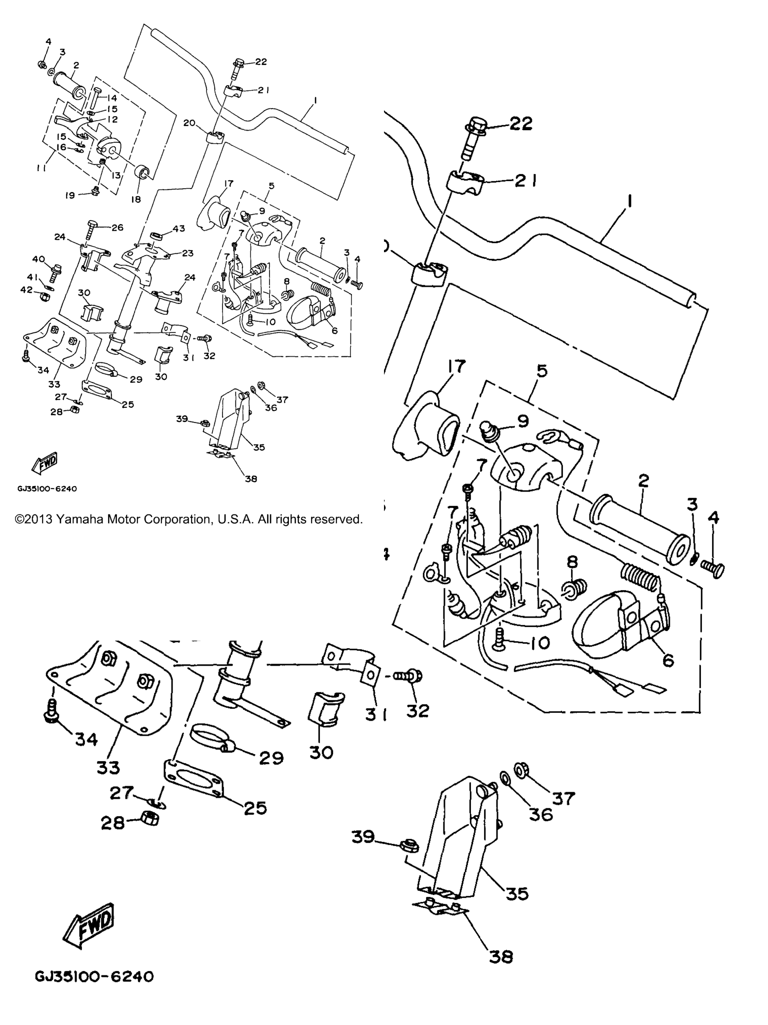 Схема узла Рулевое Управление 1