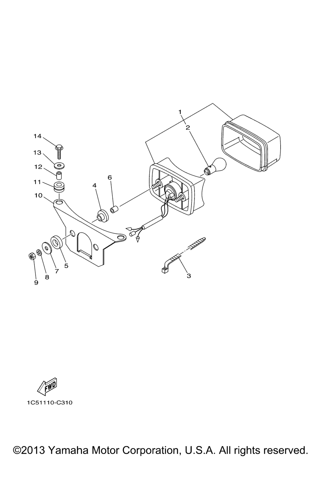 Схема узла Задние Фонари