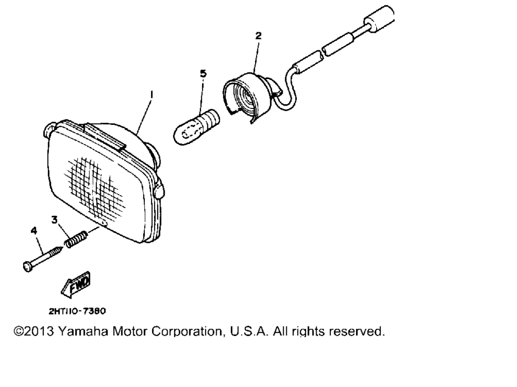 Схема узла Фары