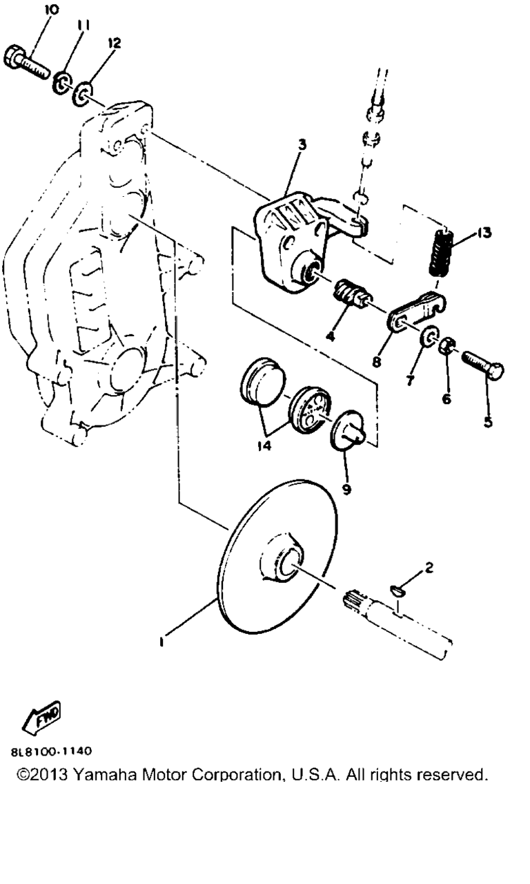 Схема узла Тормоза