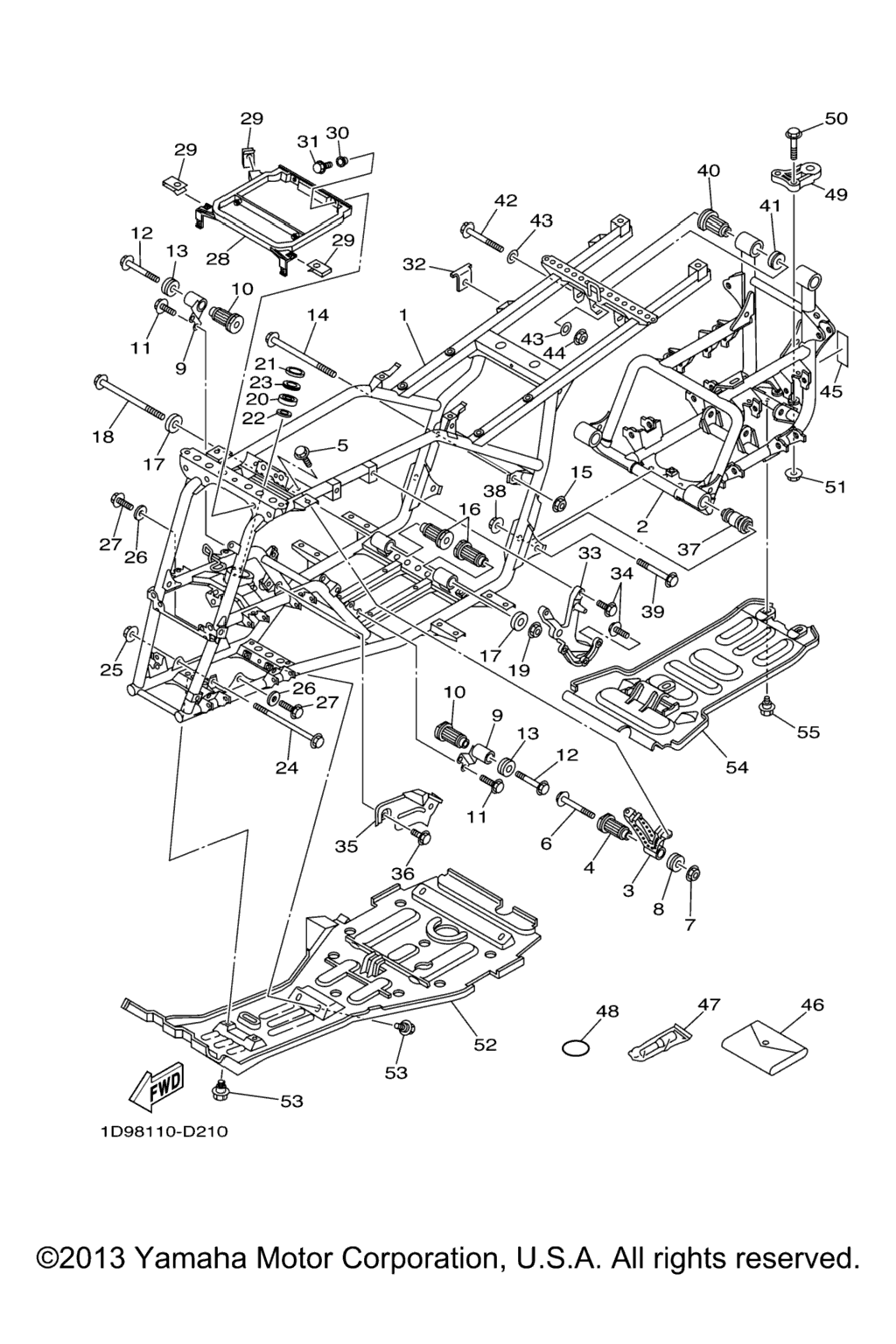 Схема узла Рама
