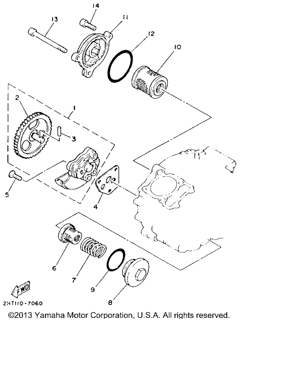 Схема узла Масляные Насосы