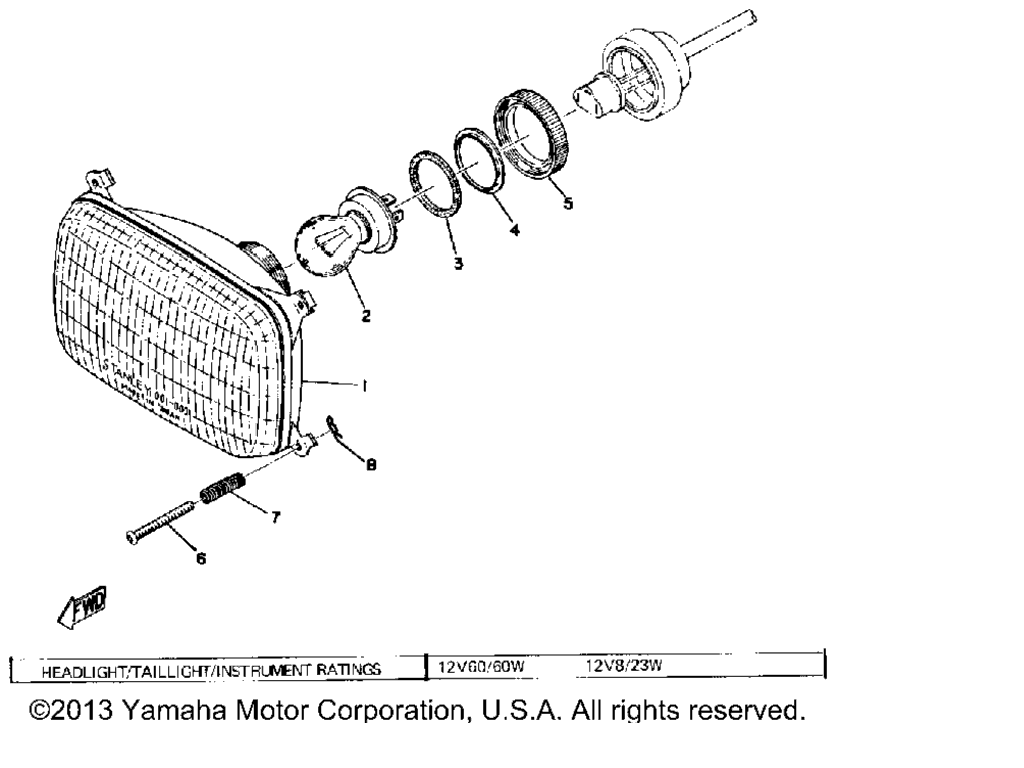 Схема узла Фара