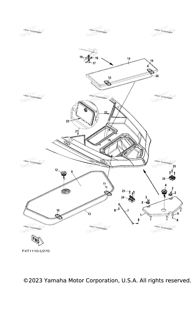 Схема узла Люки Палубы 1