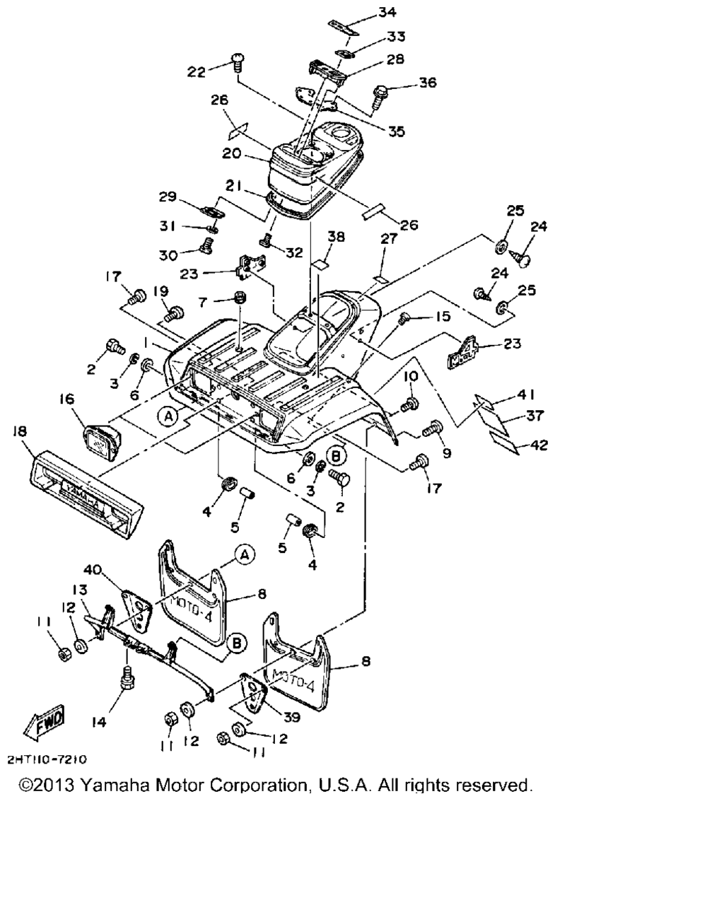 Схема узла Передний Крыло