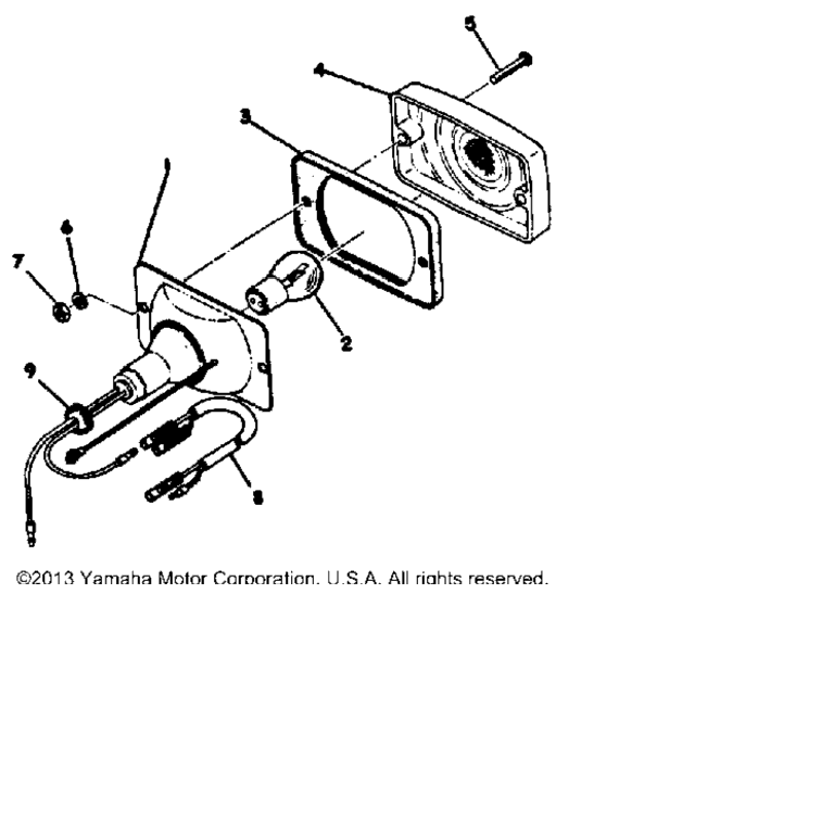 Схема узла Задний Фонарь