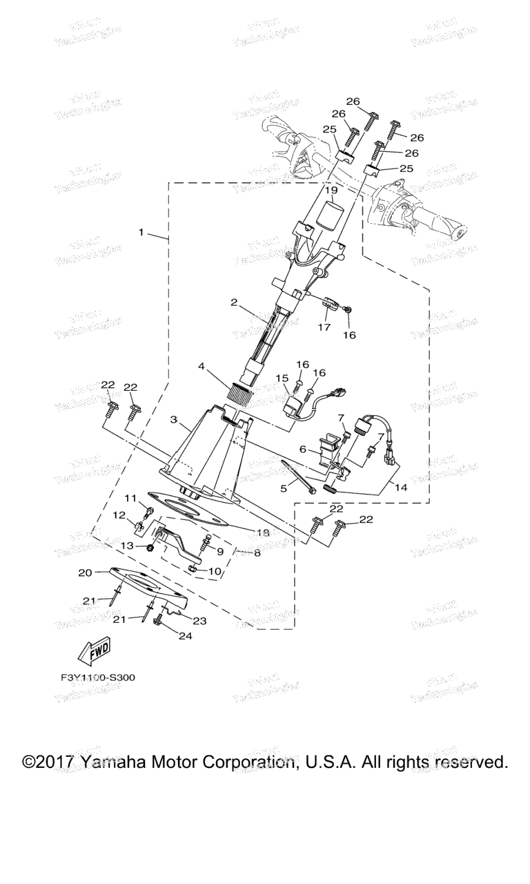 Схема узла Рулевое Управление 2