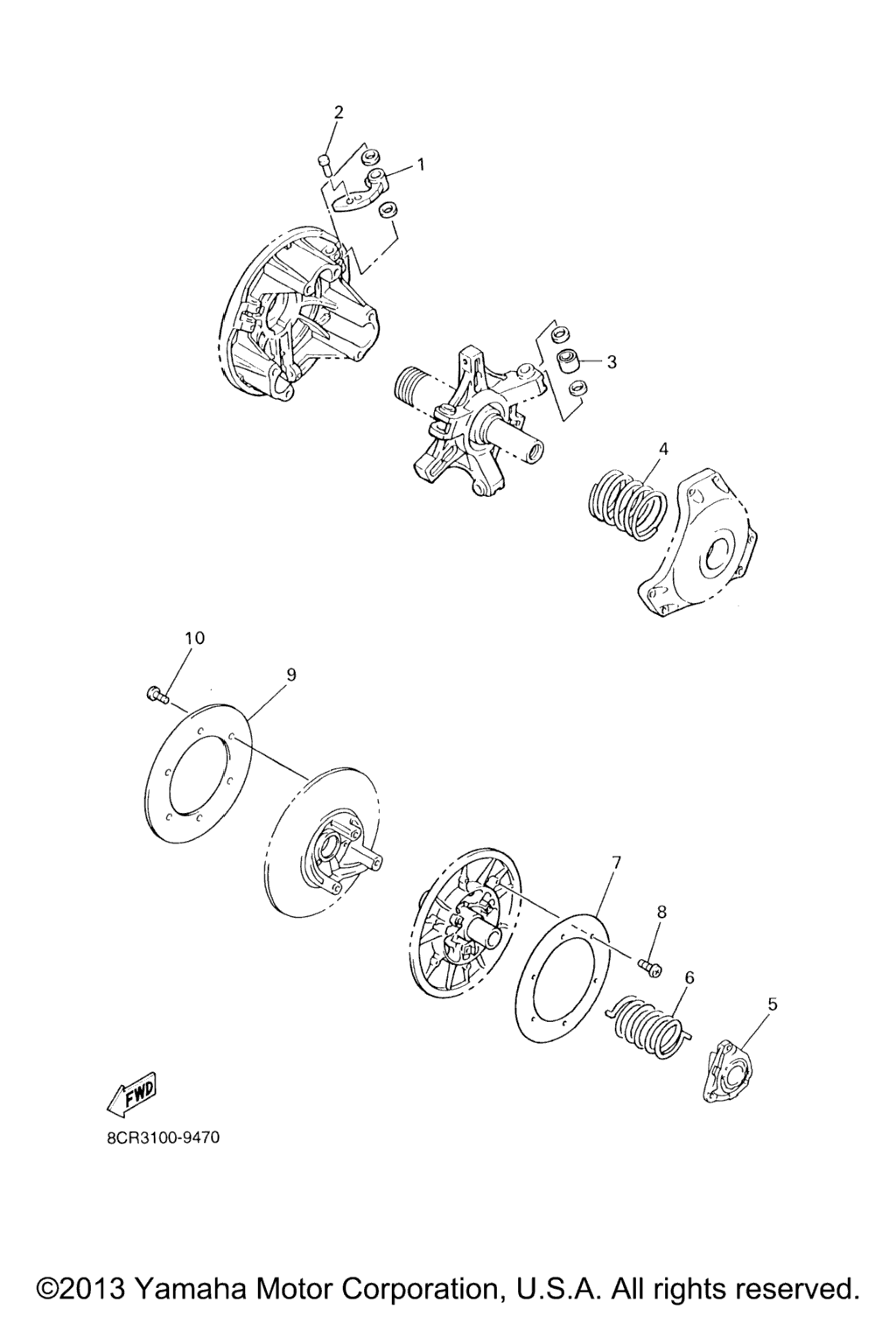Схема узла Резервная Установка Привода 1