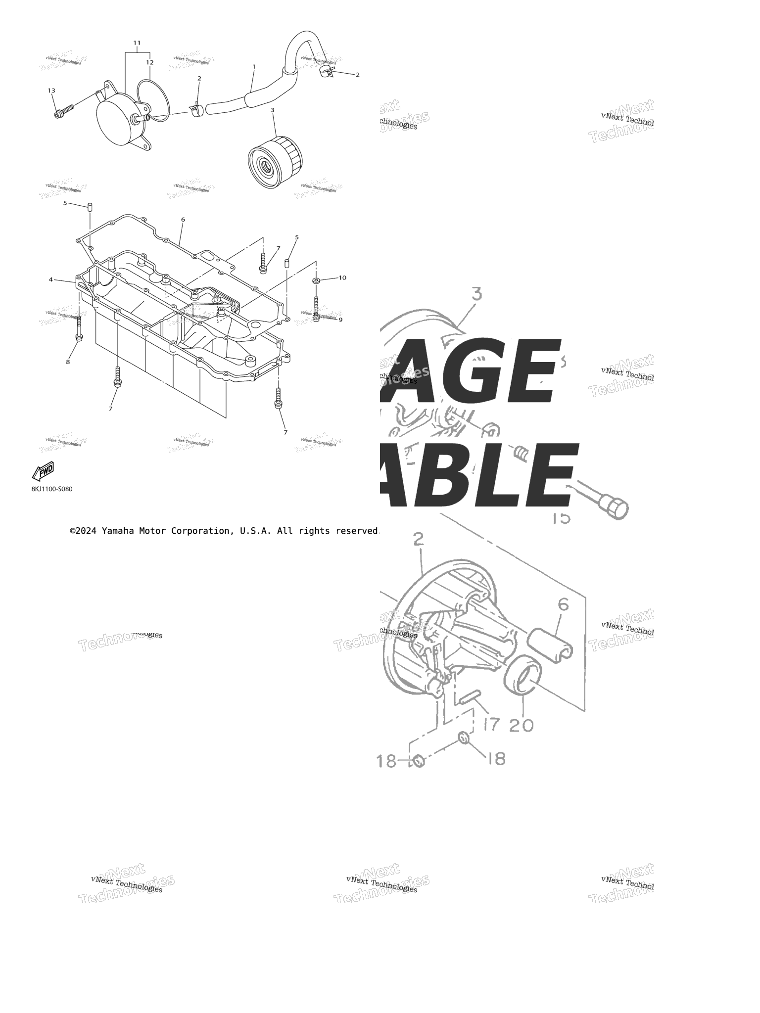 Схема узла Масляный Фильтр