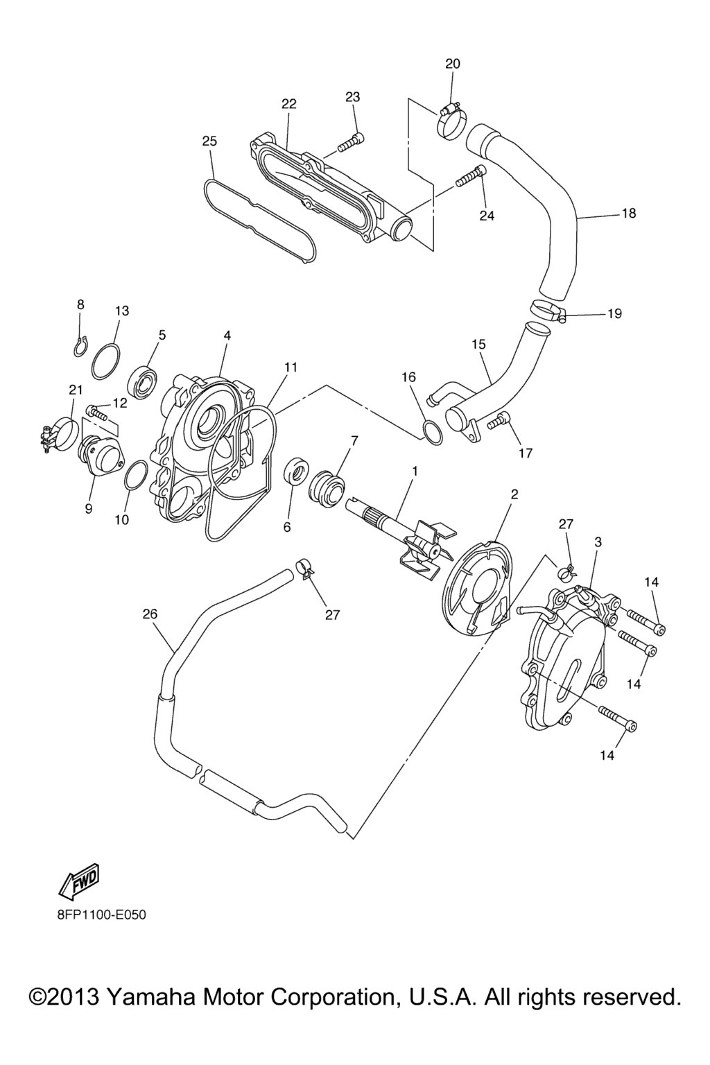 Схема узла Водяные Насосы