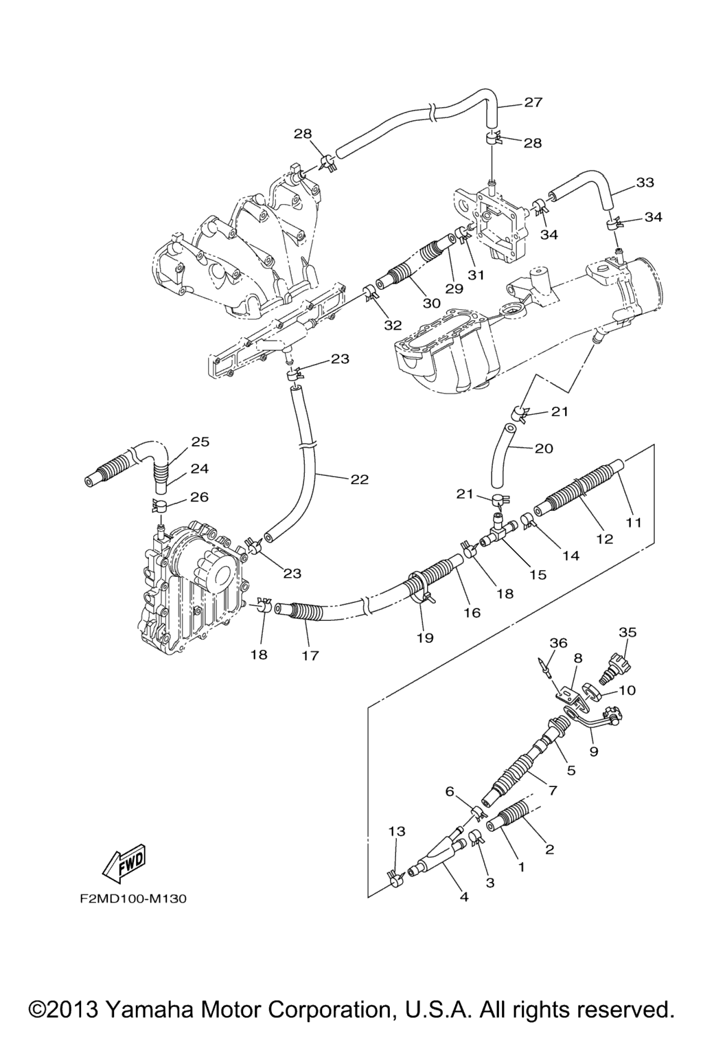 Схема узла Выпускные Системы 2