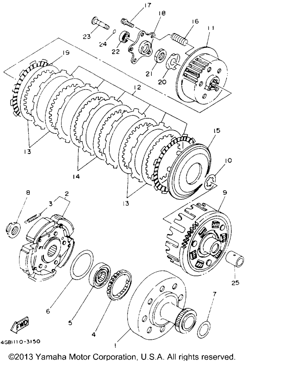 Схема узла Сцепление