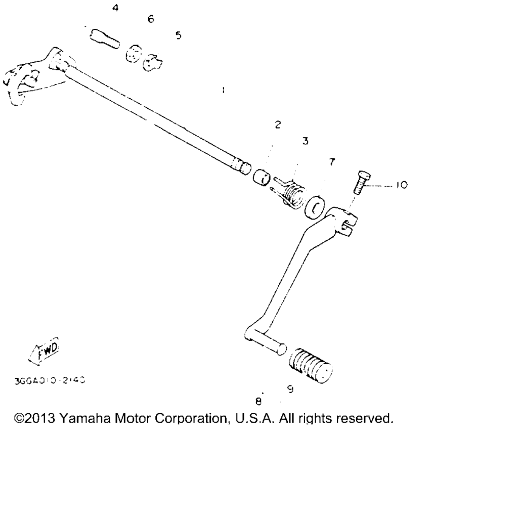 Схема узла Вал Переключения