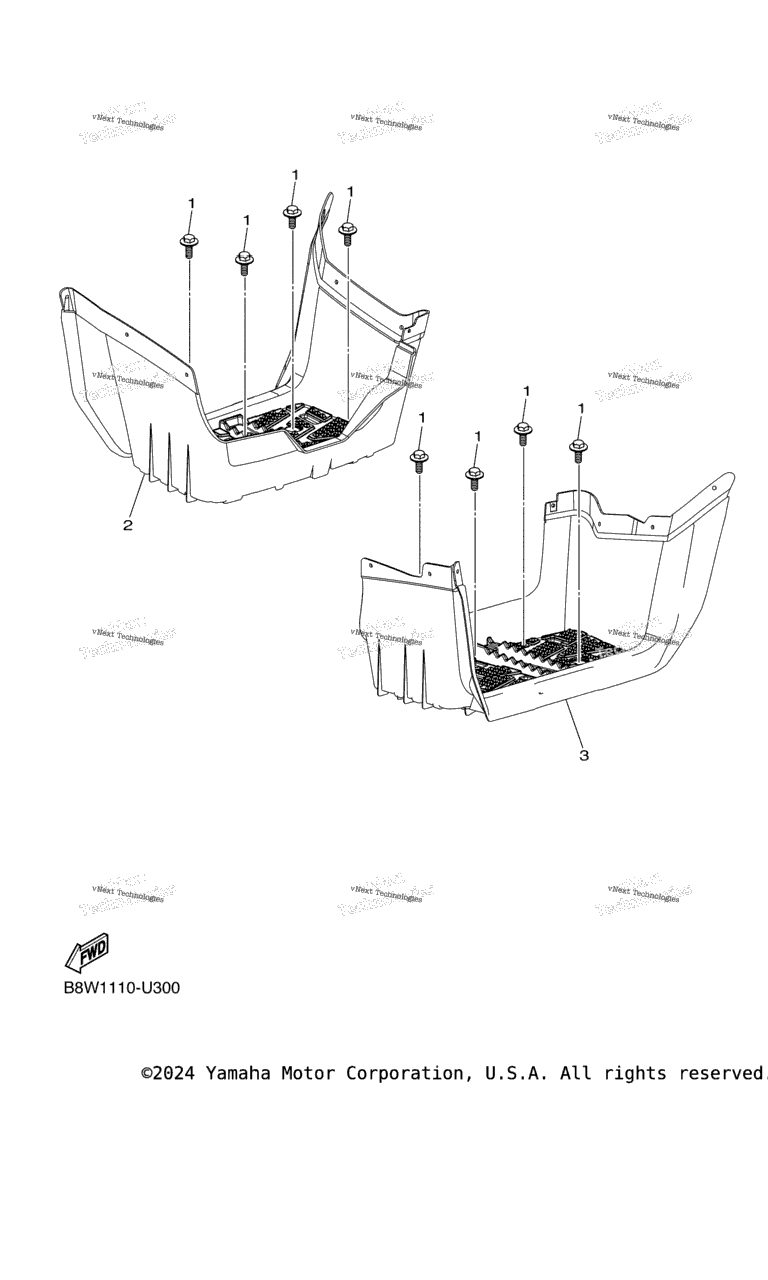 Схема узла Подставка И Подножка