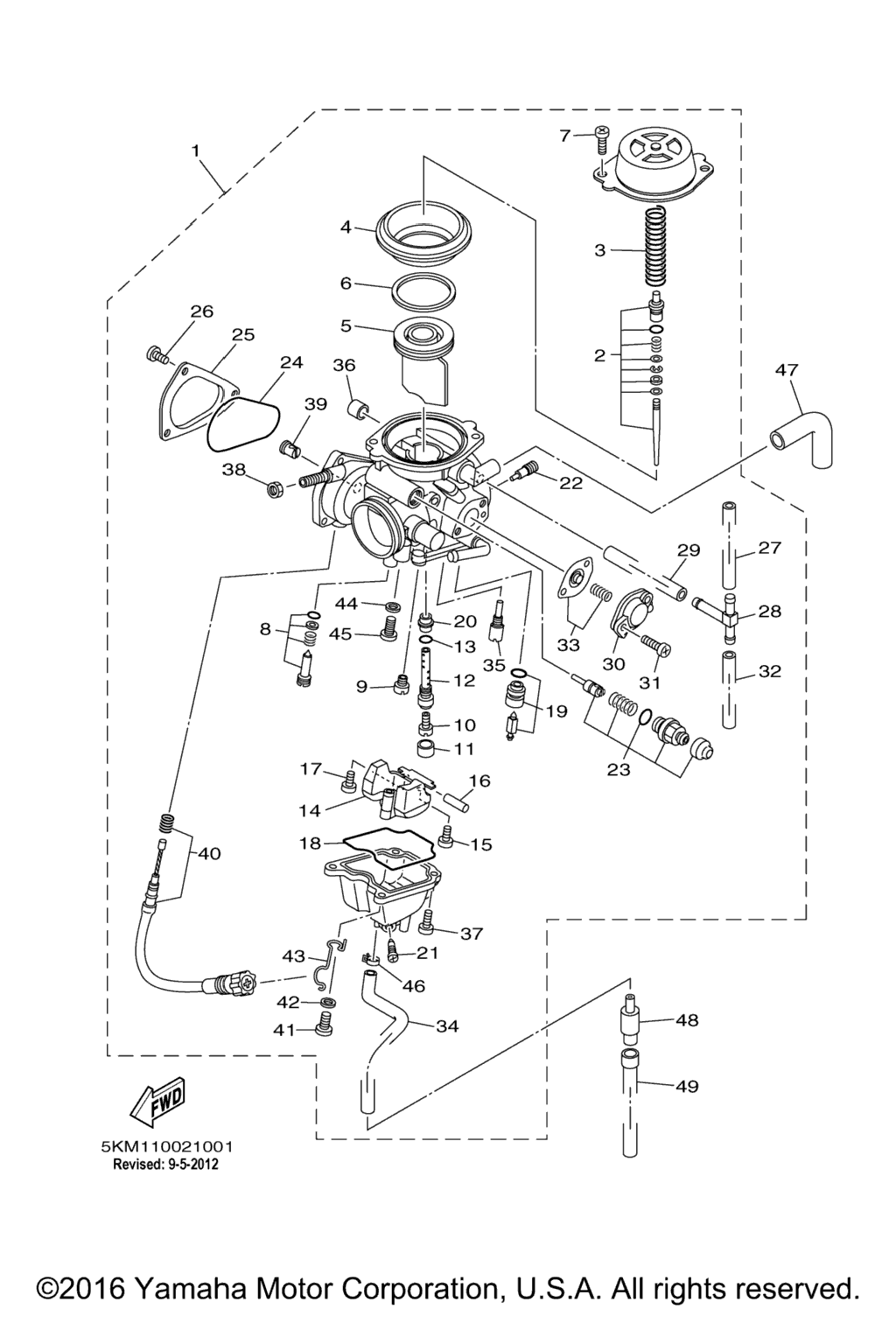 Схема узла Карбюраторы