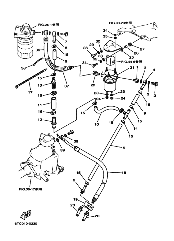 Схема узла Pump Assy Fuel Для Yamaha Sx370Ksl