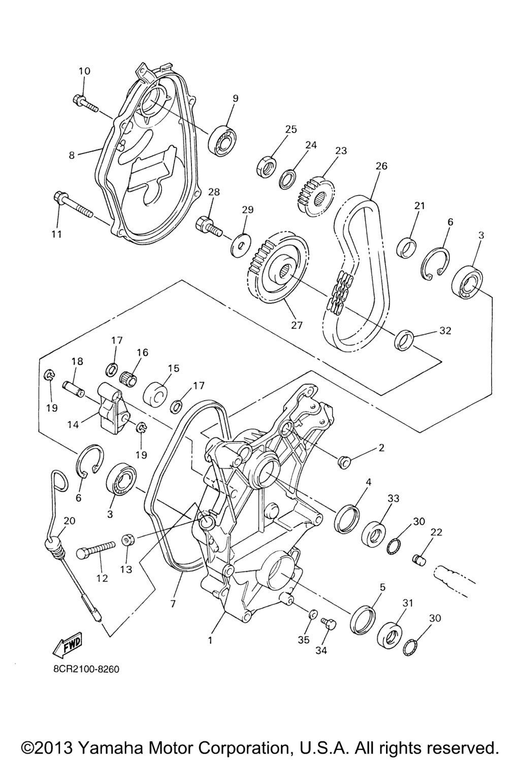 Схема узла Привод Гусеницы 2