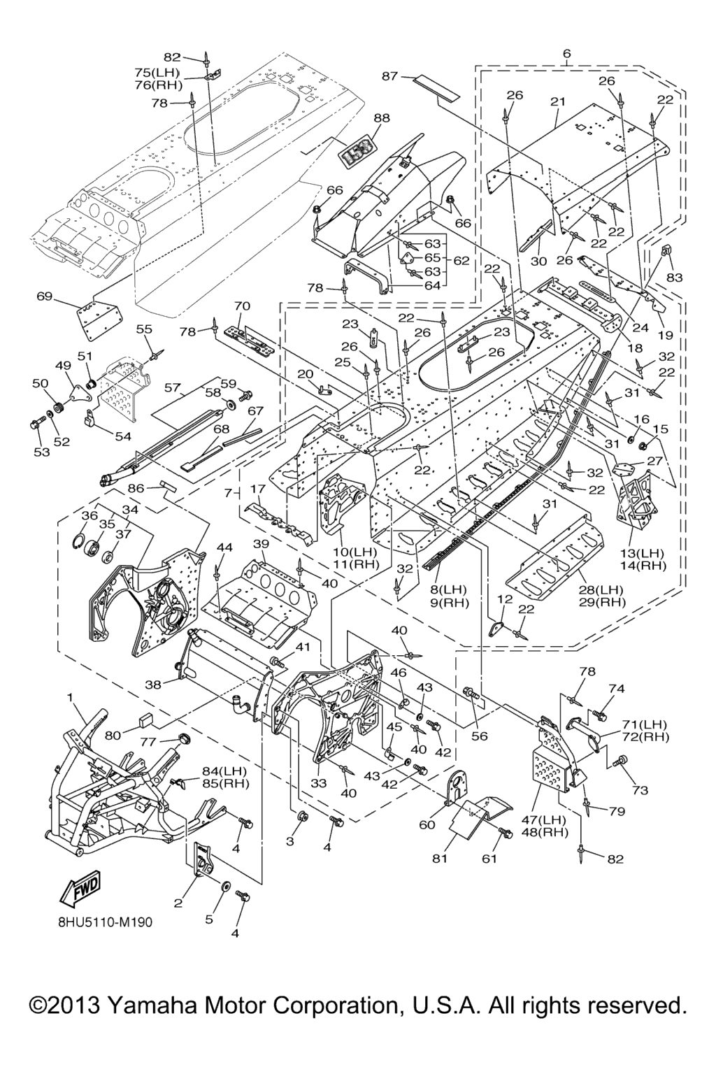 Схема узла Рама
