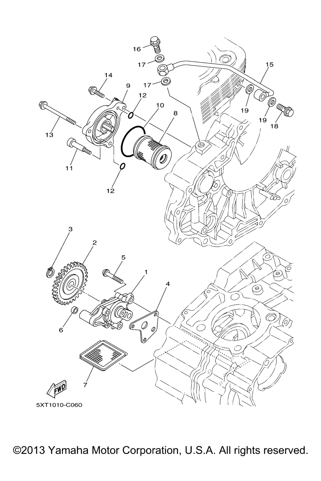 Схема узла Масляные Насосы
