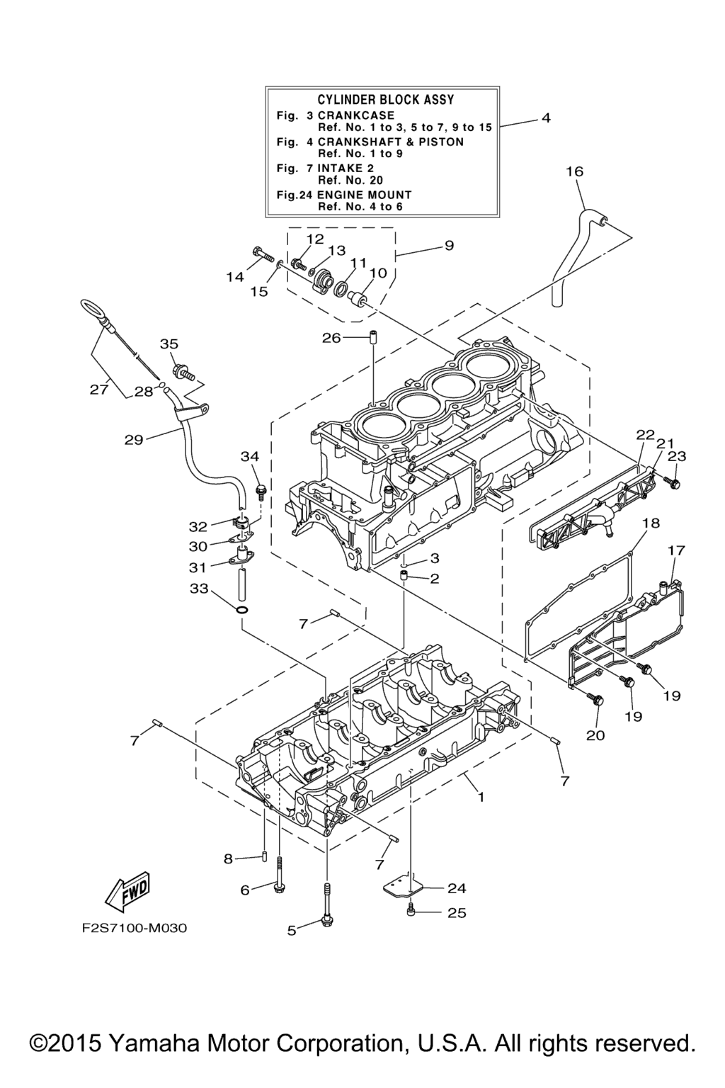 Схема узла Корпус Двигателя