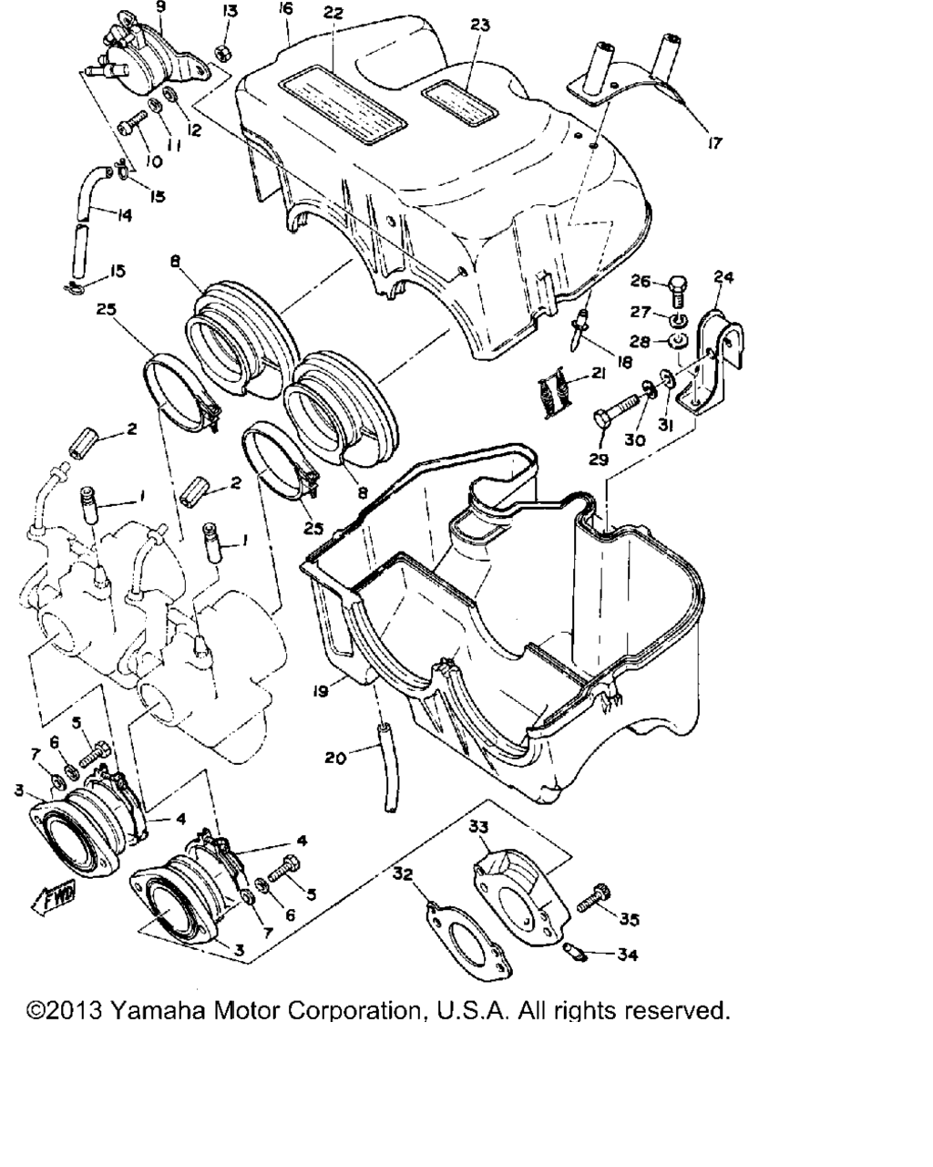 Схема узла Впуск