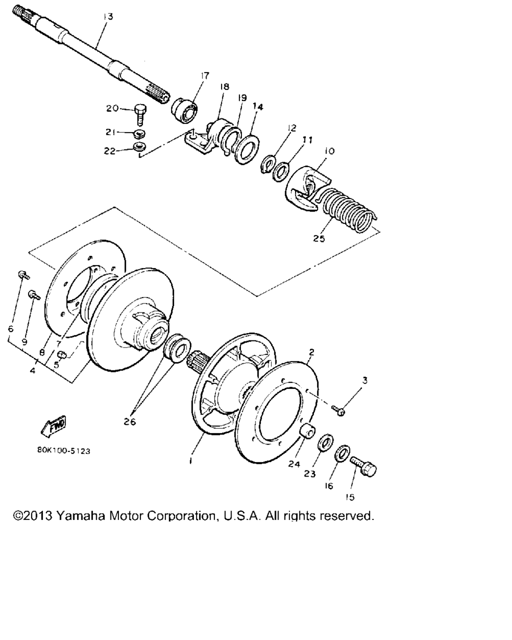 Схема узла Вторичный Ползунец