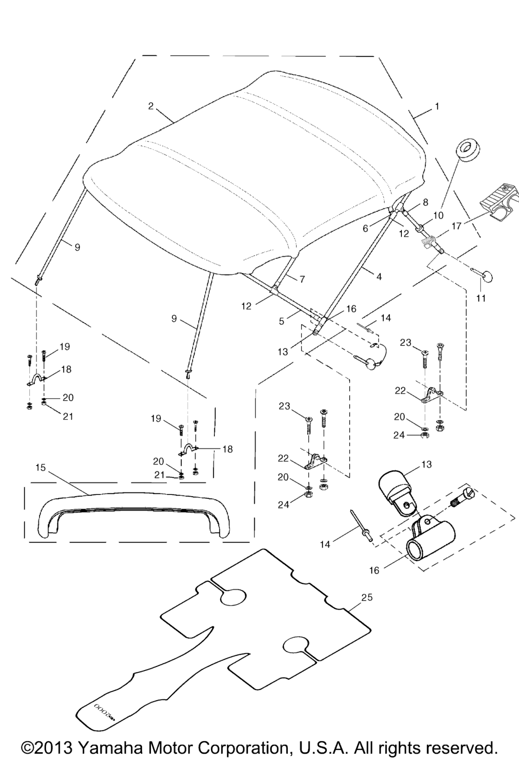 Схема узла Бимини Топ