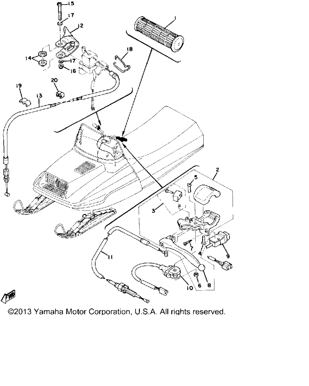 Схема узла Грипсы - Проводка