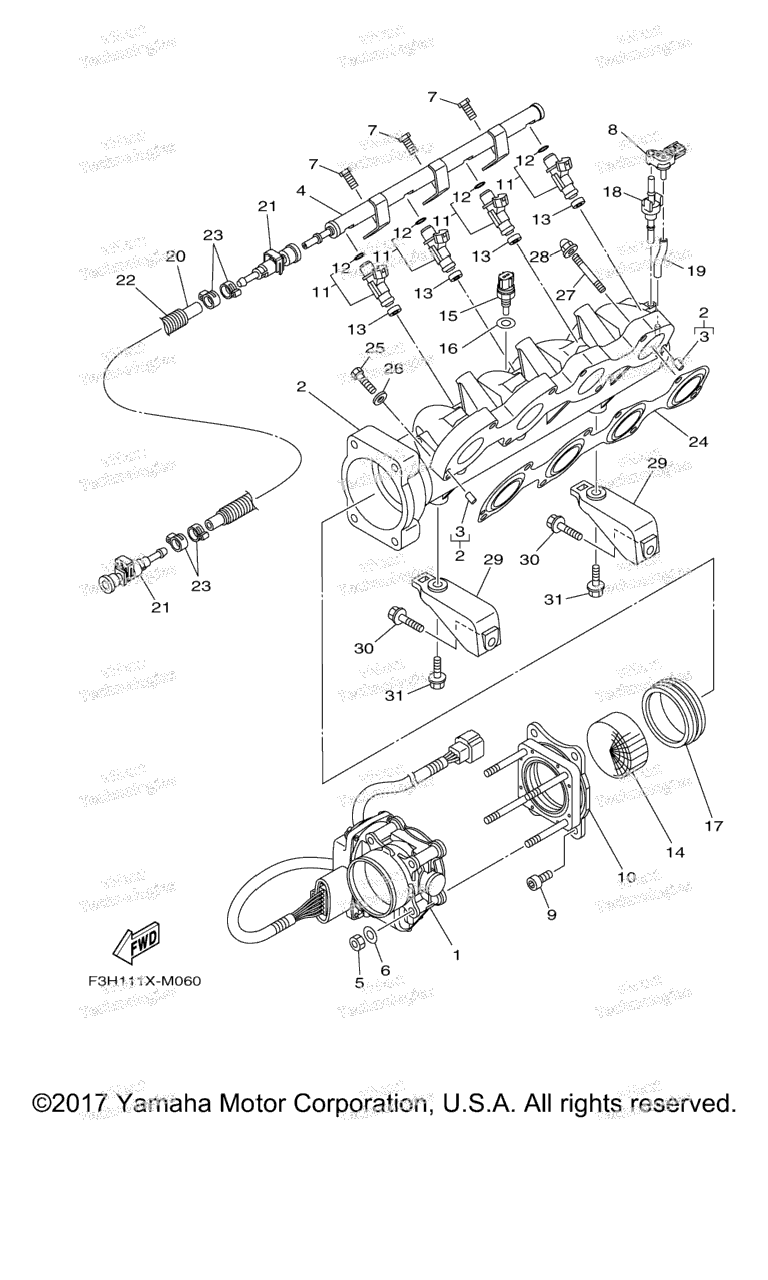 Схема узла Впуск 1