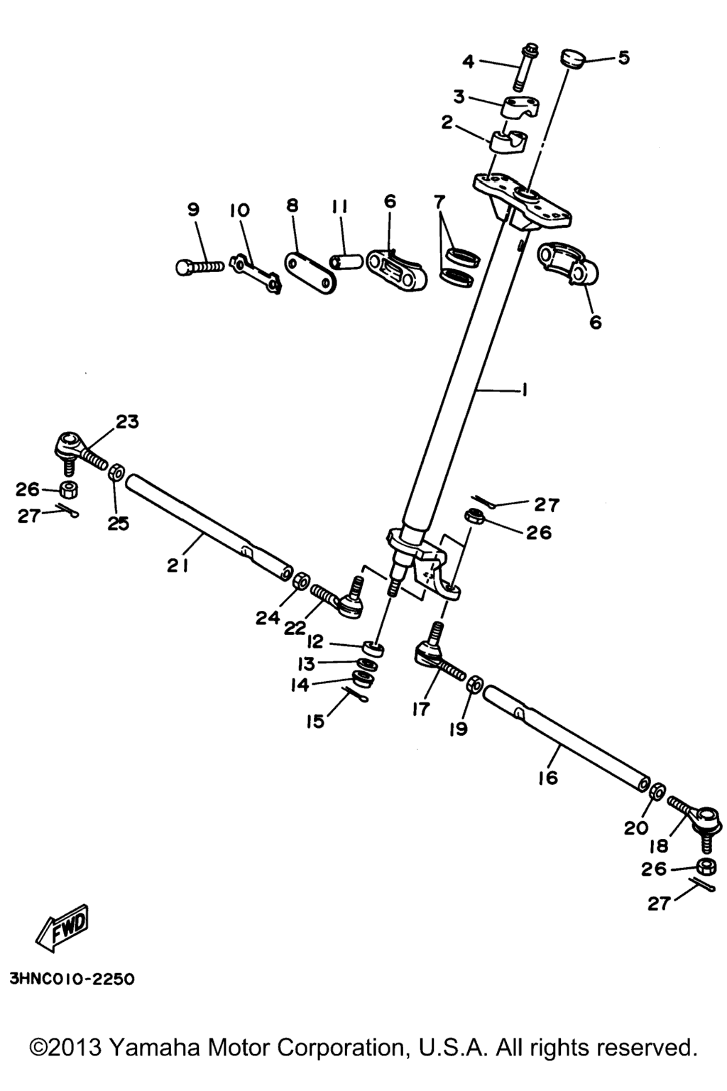 Схема узла Рулевая Система