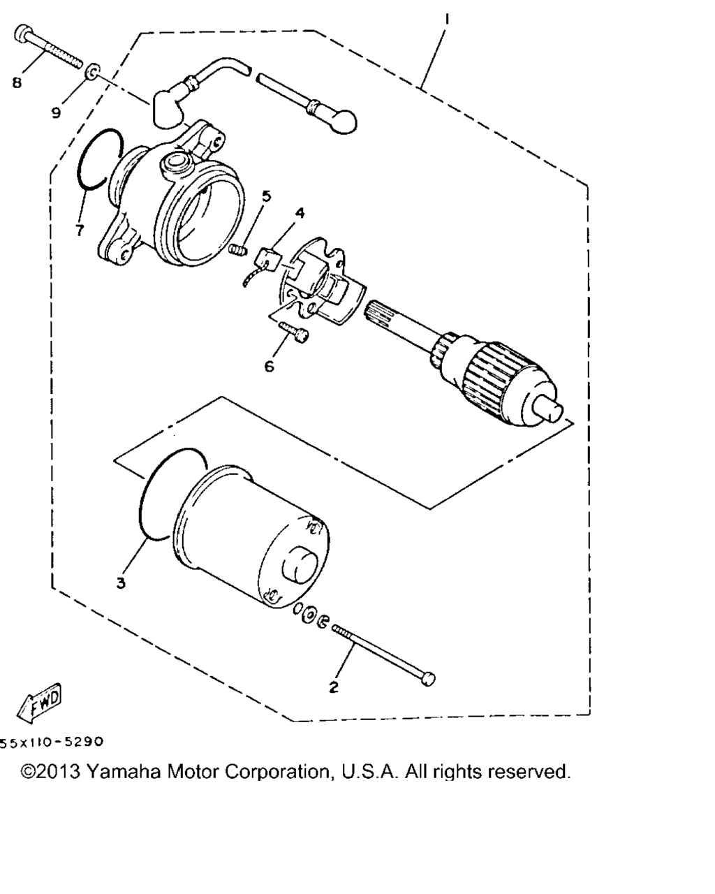 Схема узла Стартер