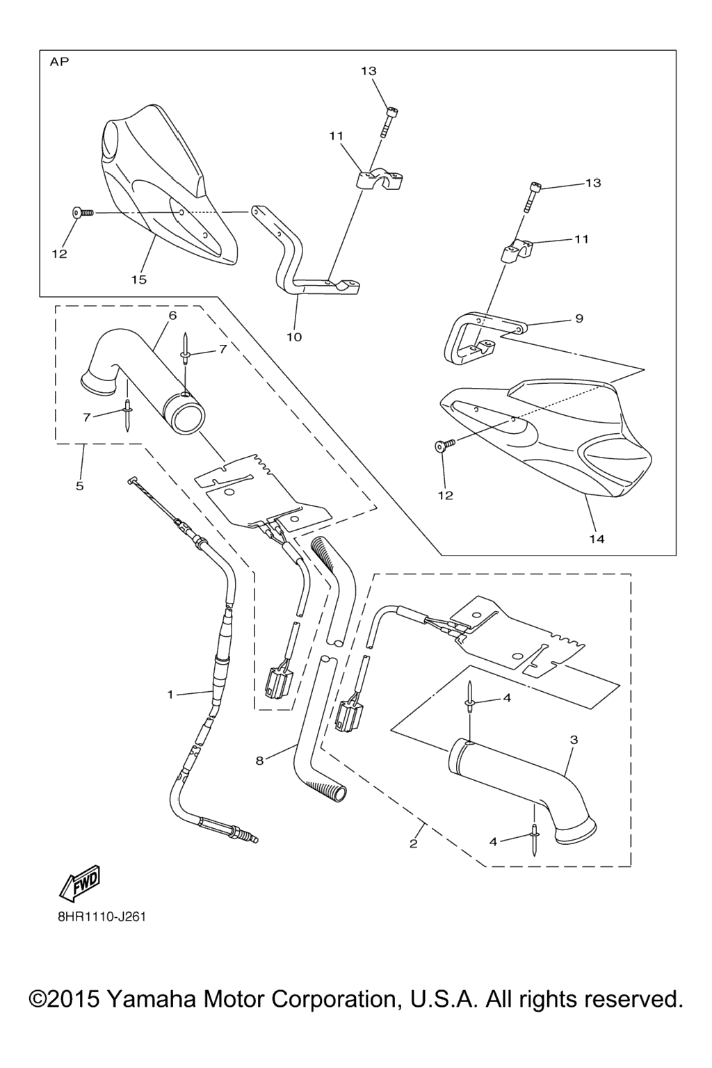 Схема узла Управляющий Трос