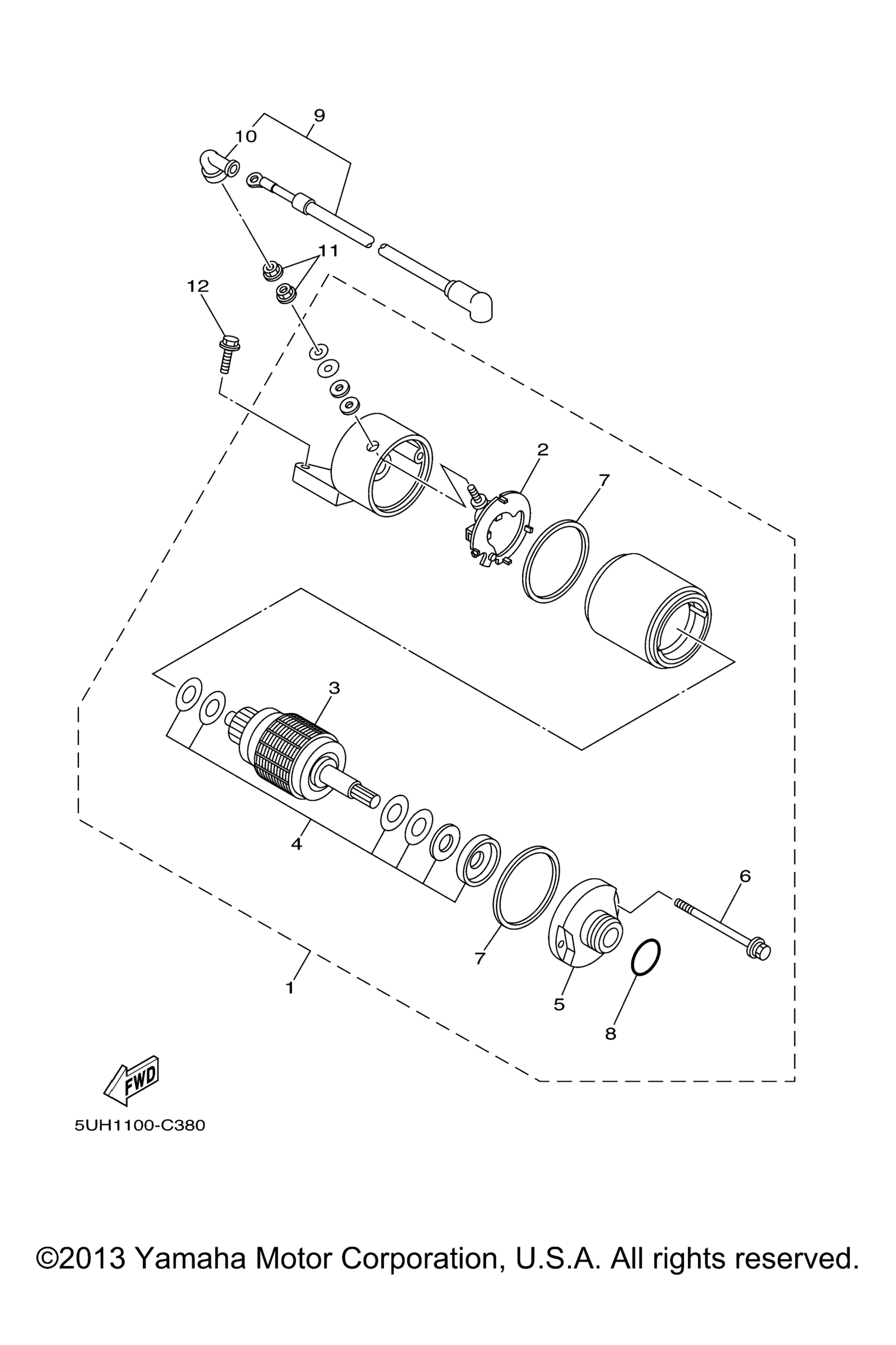 Схема узла Стартер