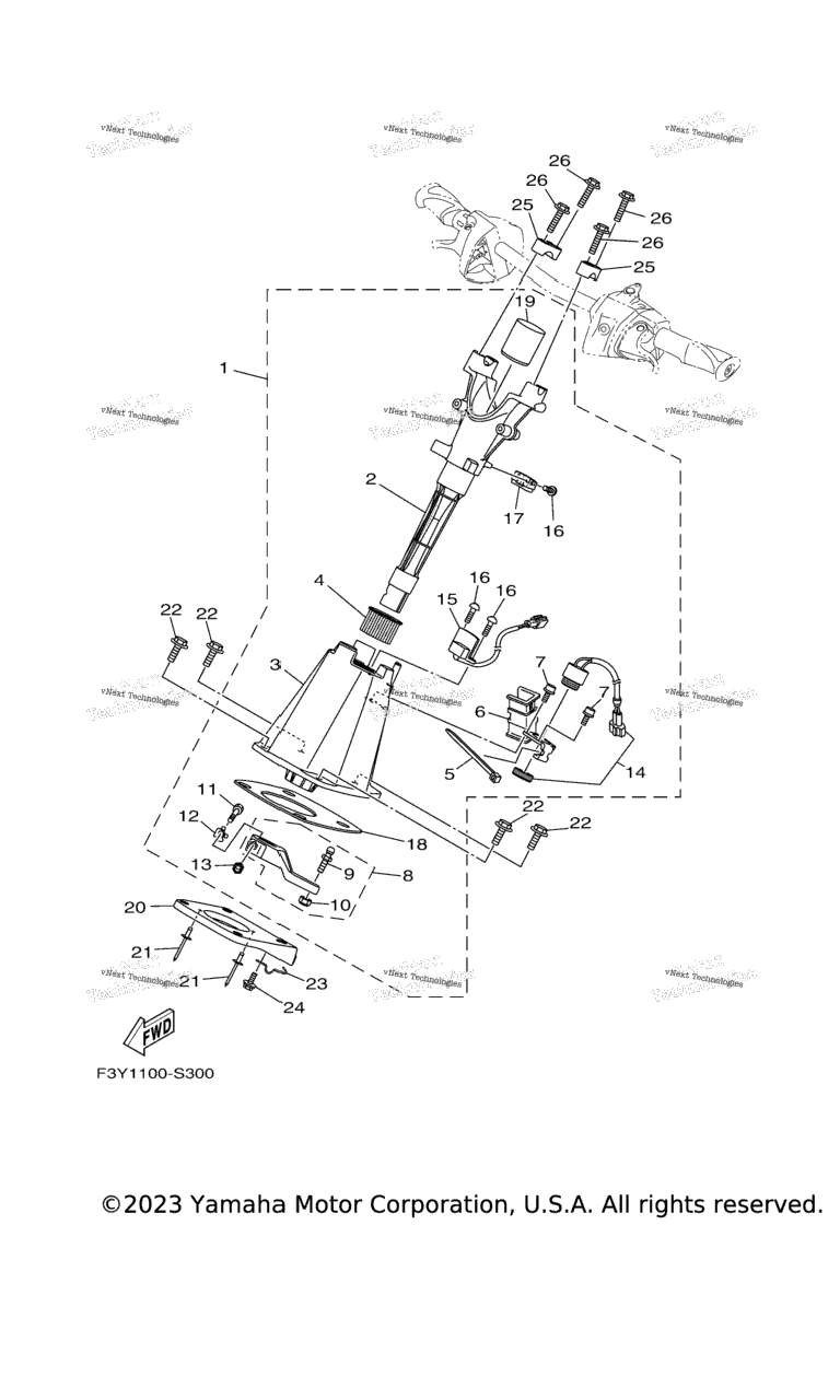 Схема узла Рулевое Управление 2