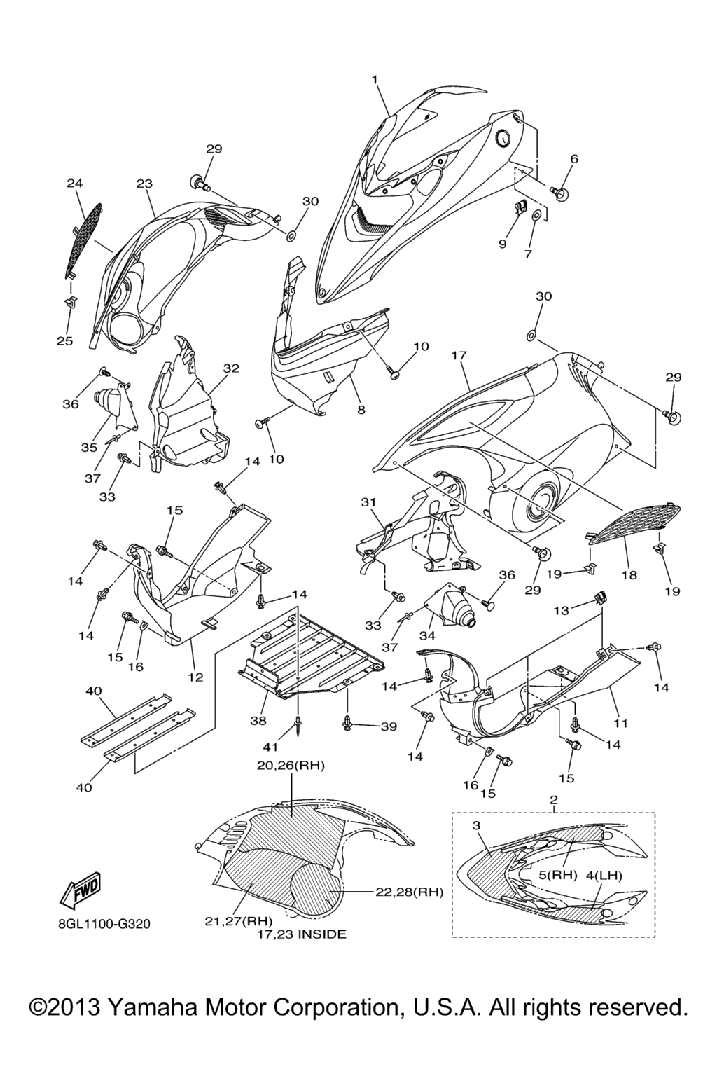 Схема узла Кожух