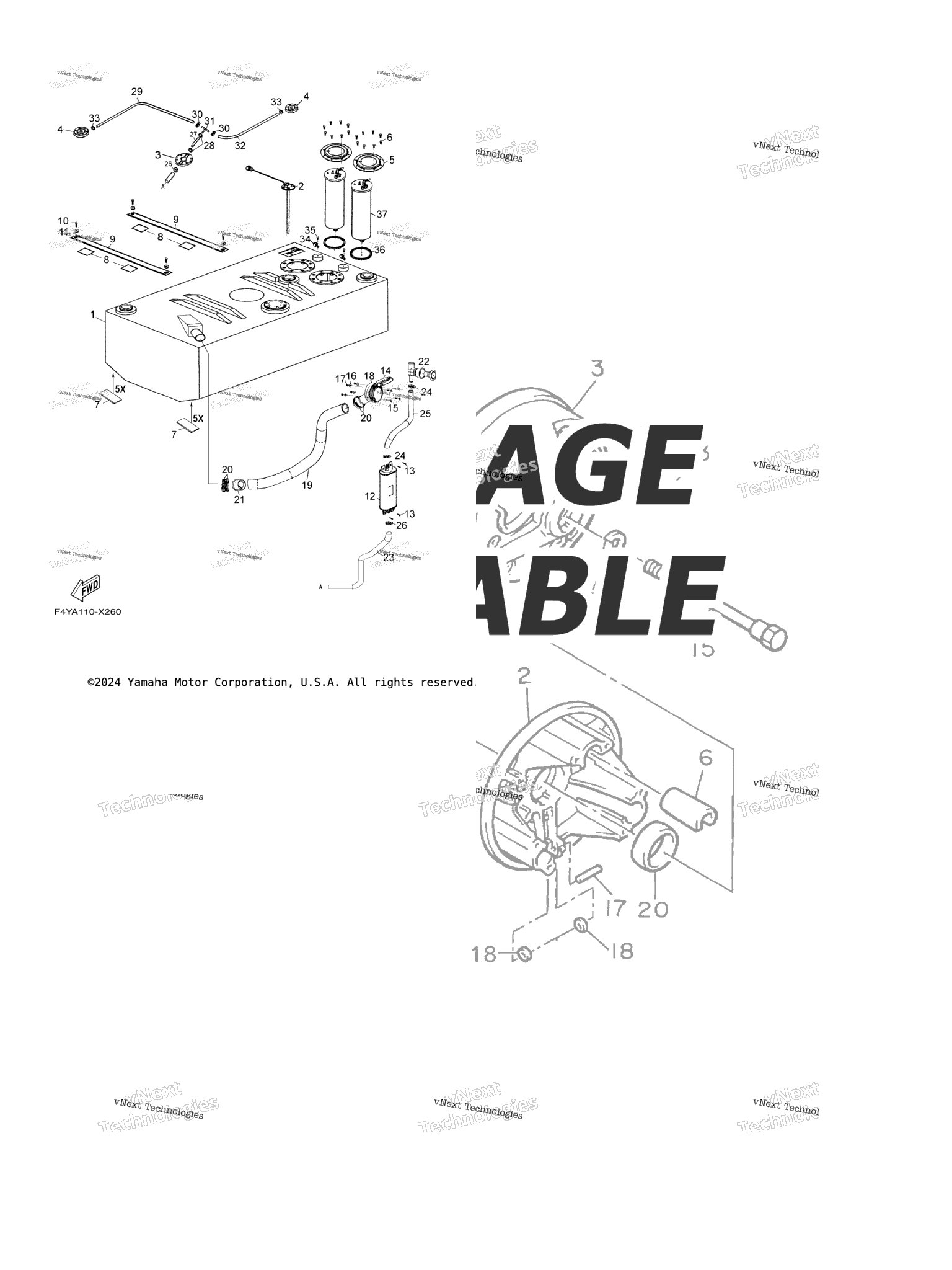 Схема узла Топливные Баки