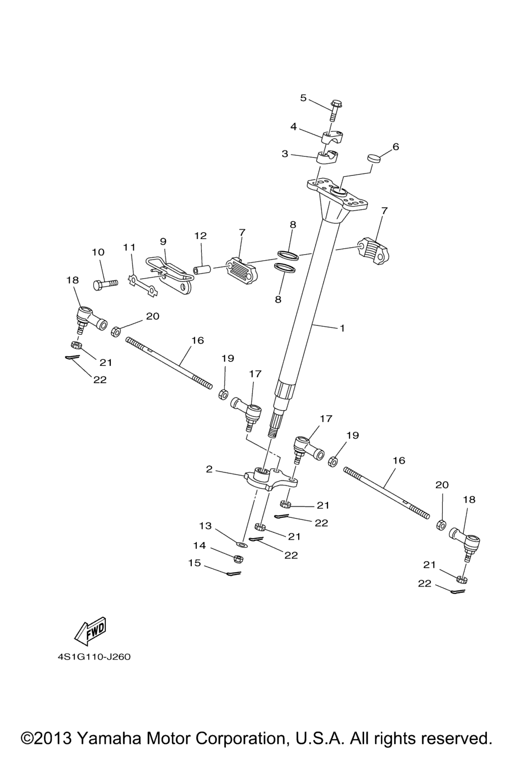 Схема узла Рулевая Система