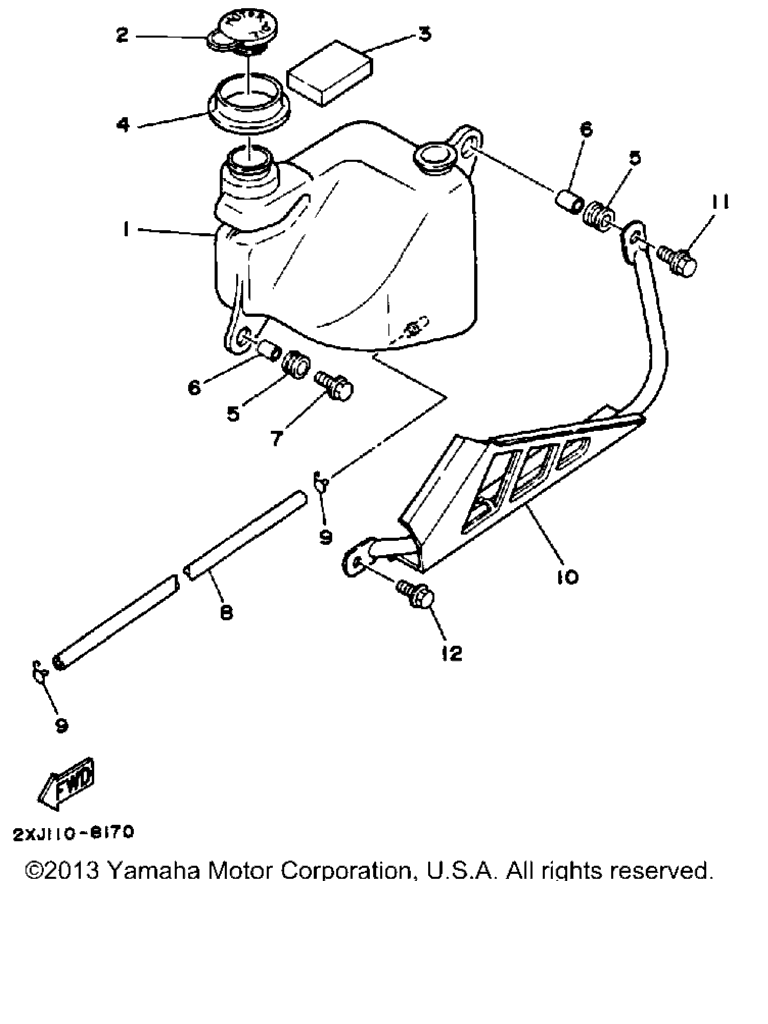 Схема узла Бак Для Масла