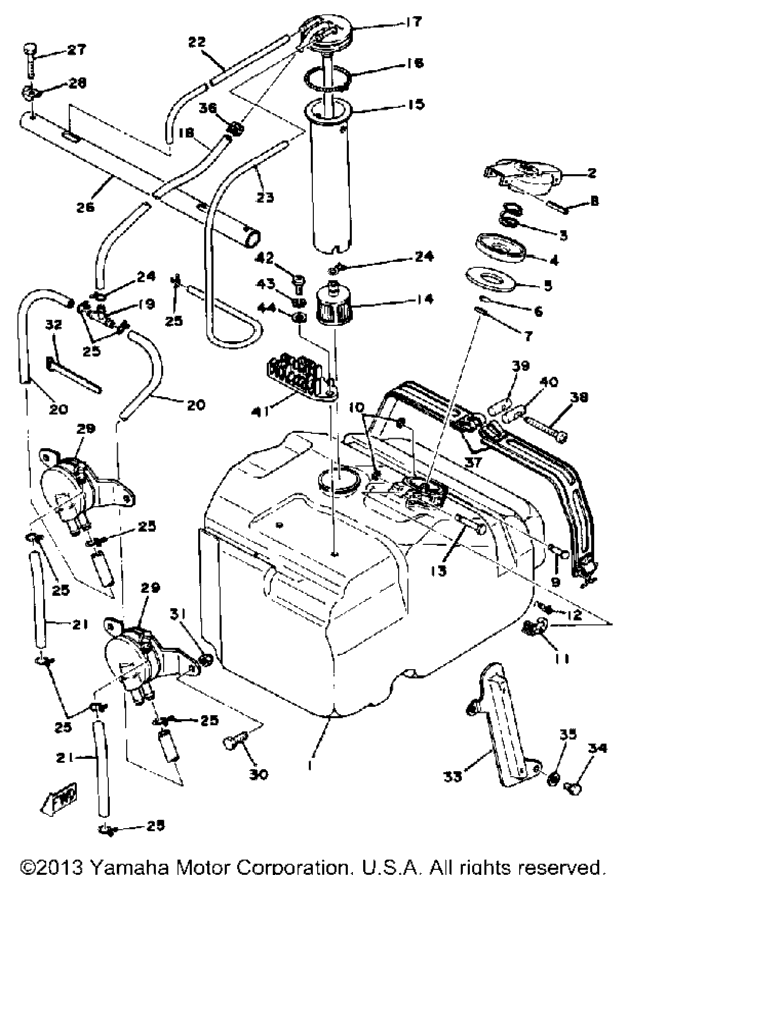 Схема узла Топливные Баки