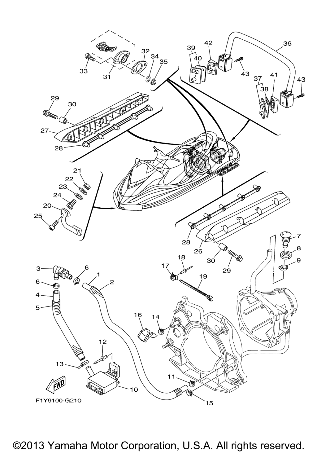 Схема узла Корпус Палуба