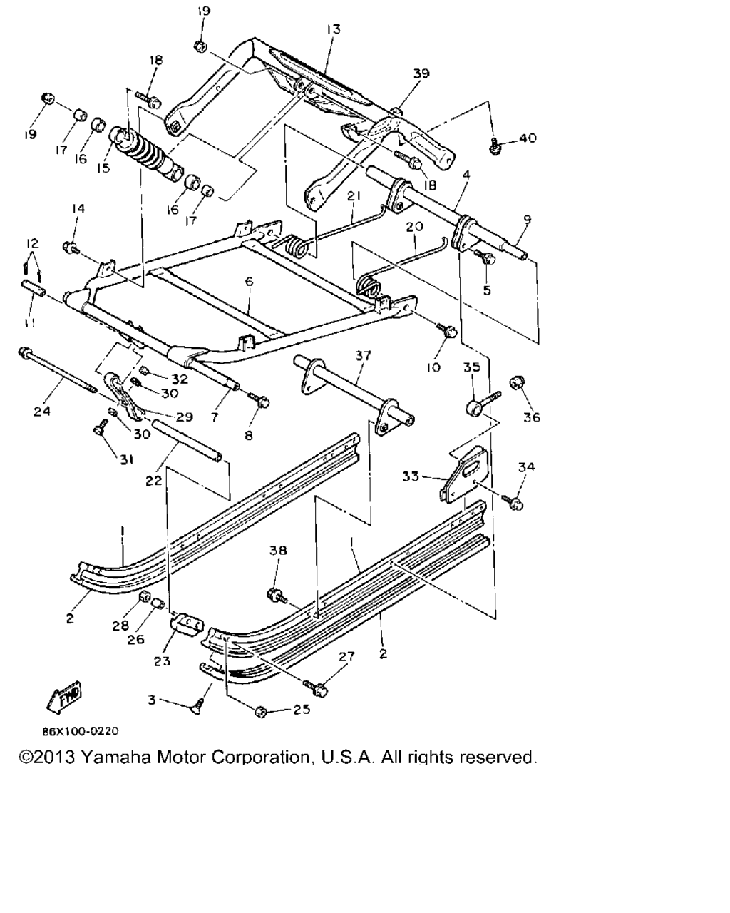 Схема узла Подвеска Гусеницы 2