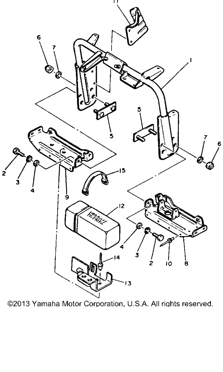 Схема узла Рулевые Ворота