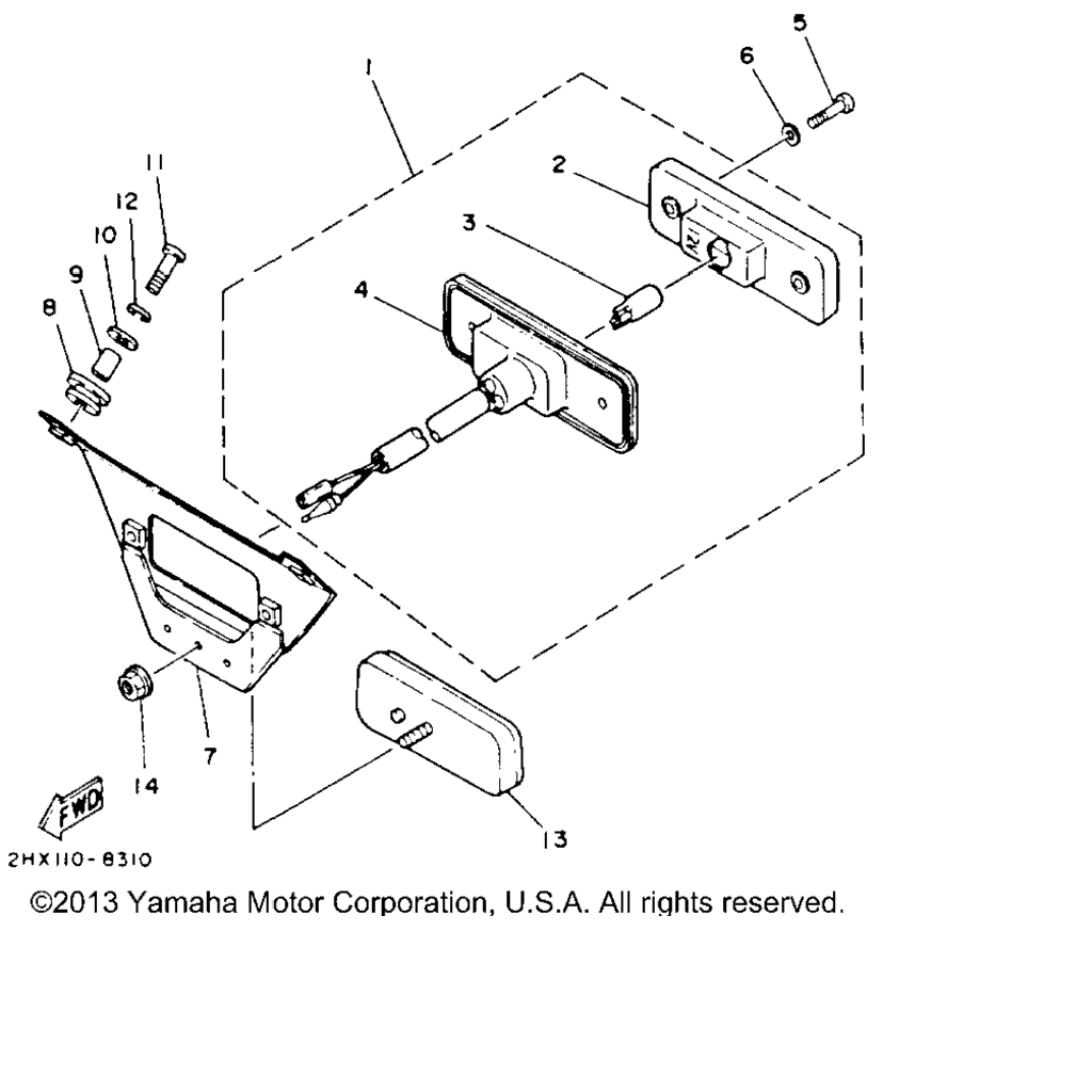 Схема узла Задние Фонари