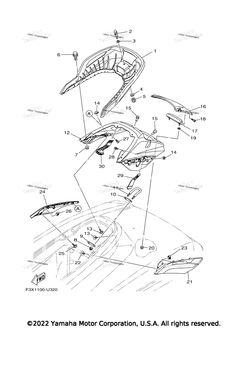 Схема узла Кресла И Нижние Отсеки 2
