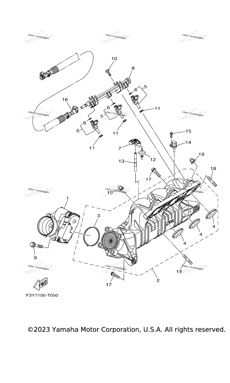 Схема узла Впуск 1