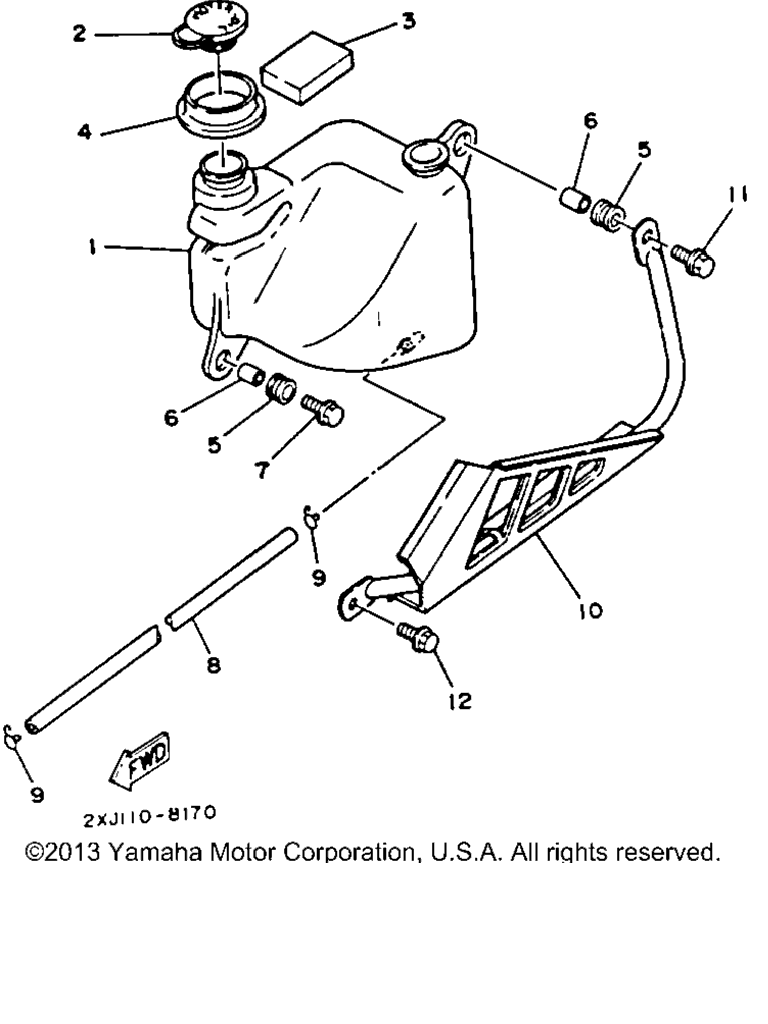 Схема узла Бак Для Масла