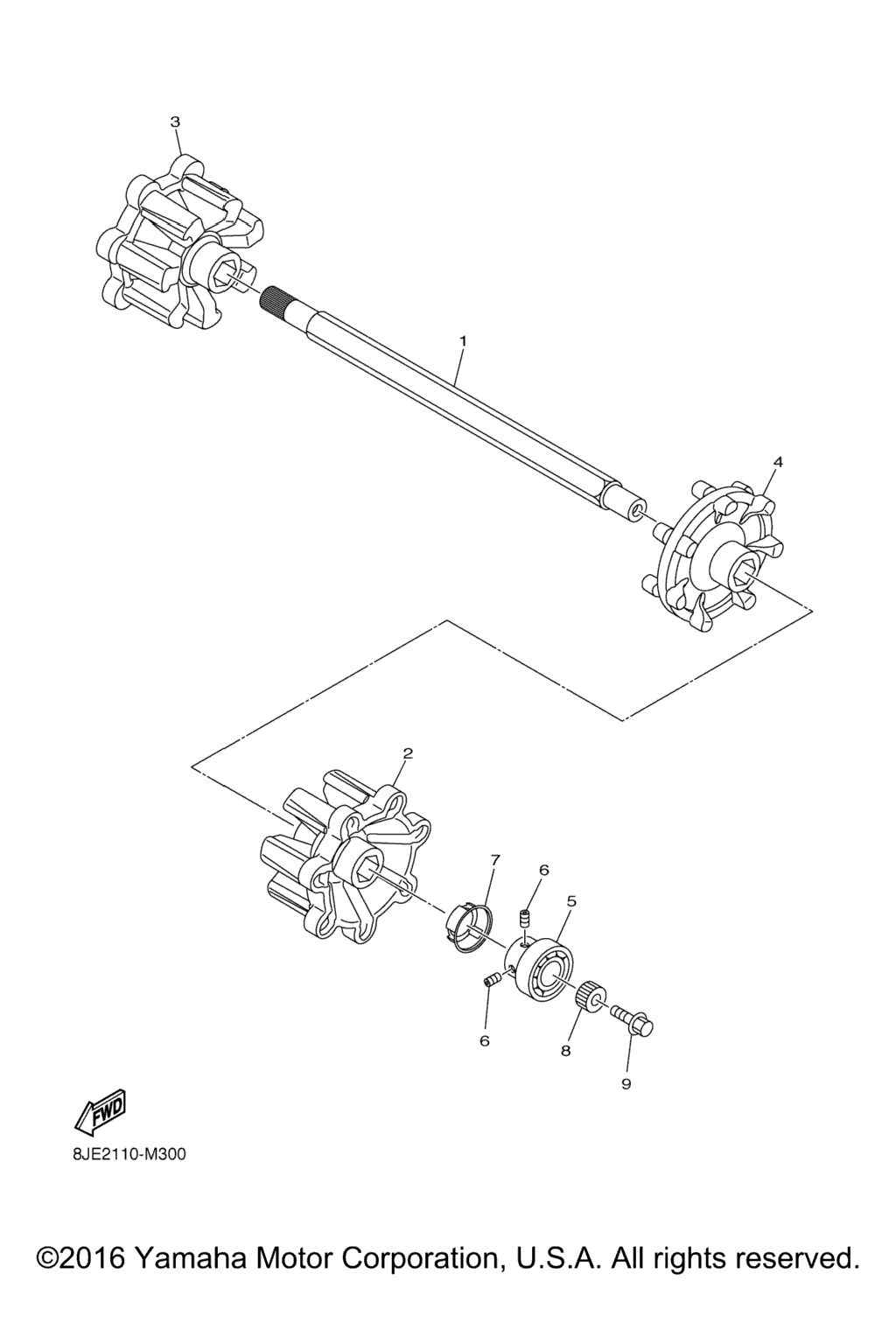 Схема узла Привод Гусеницы 1