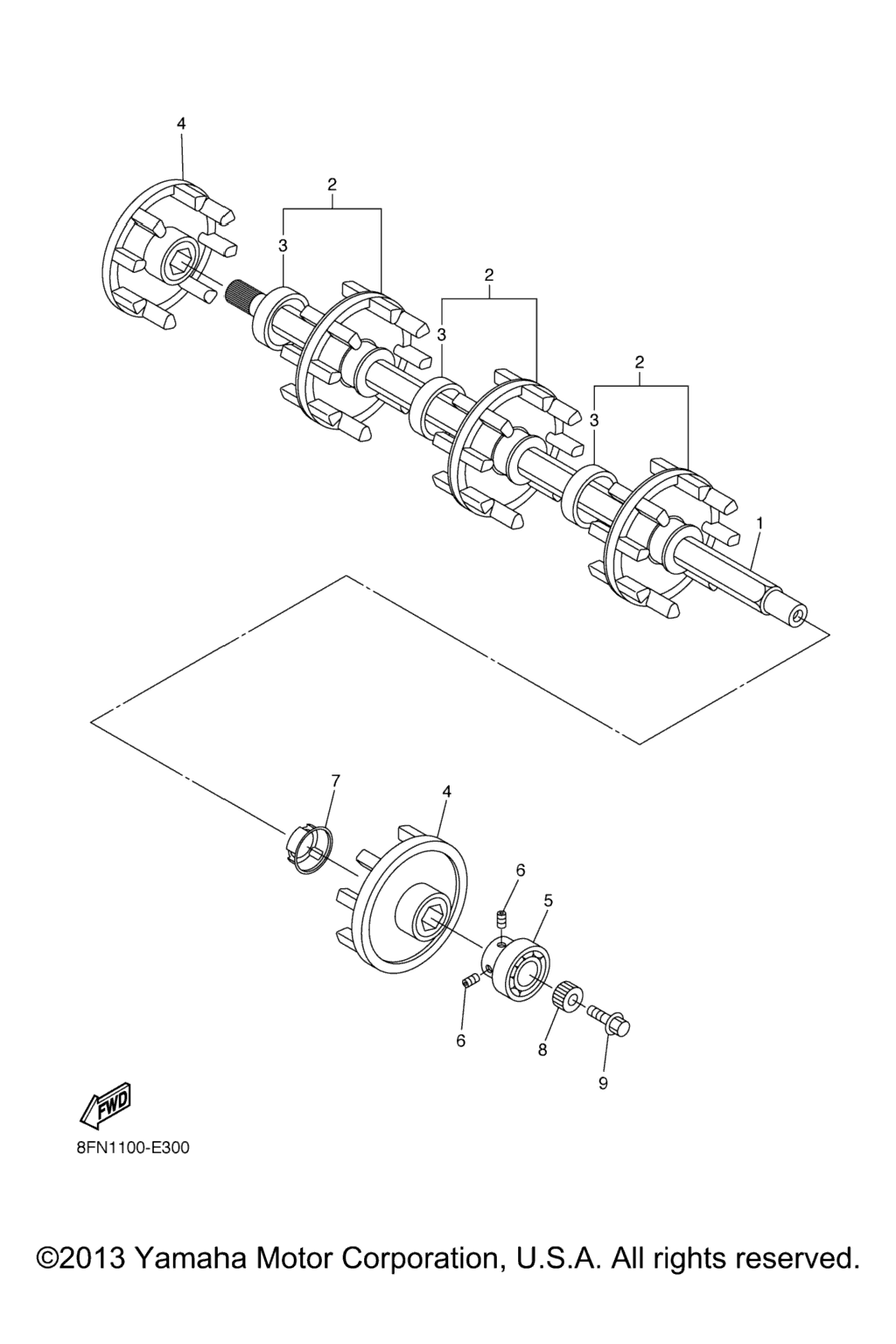 Схема узла Привод Гусеницы 1