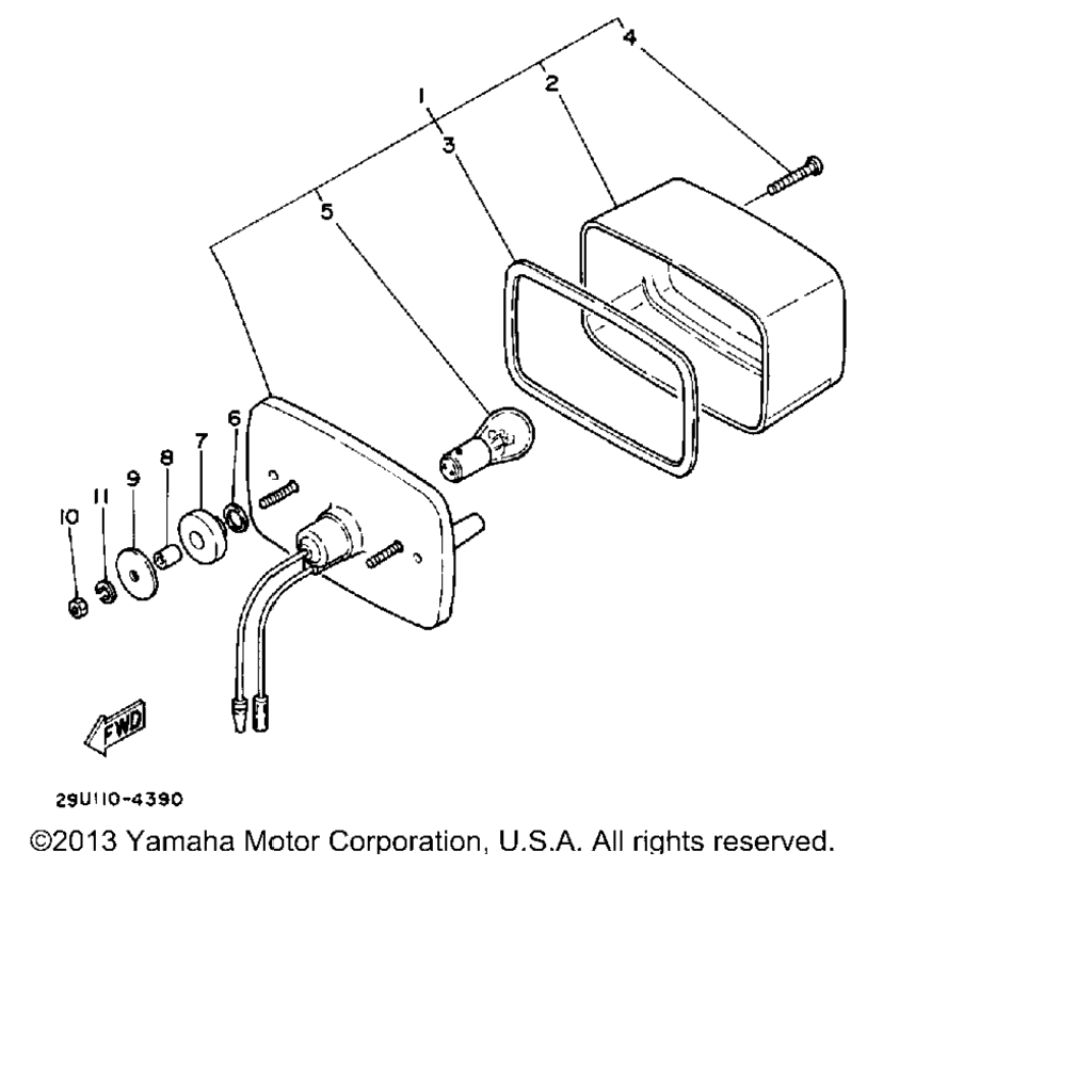 Схема узла Задние Фонари