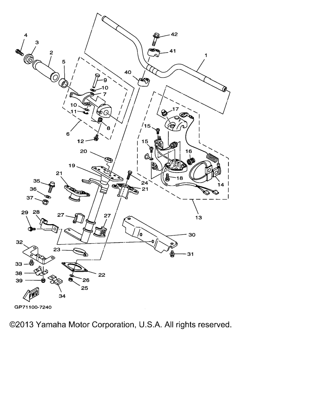 Схема узла Рулевое Управление 1